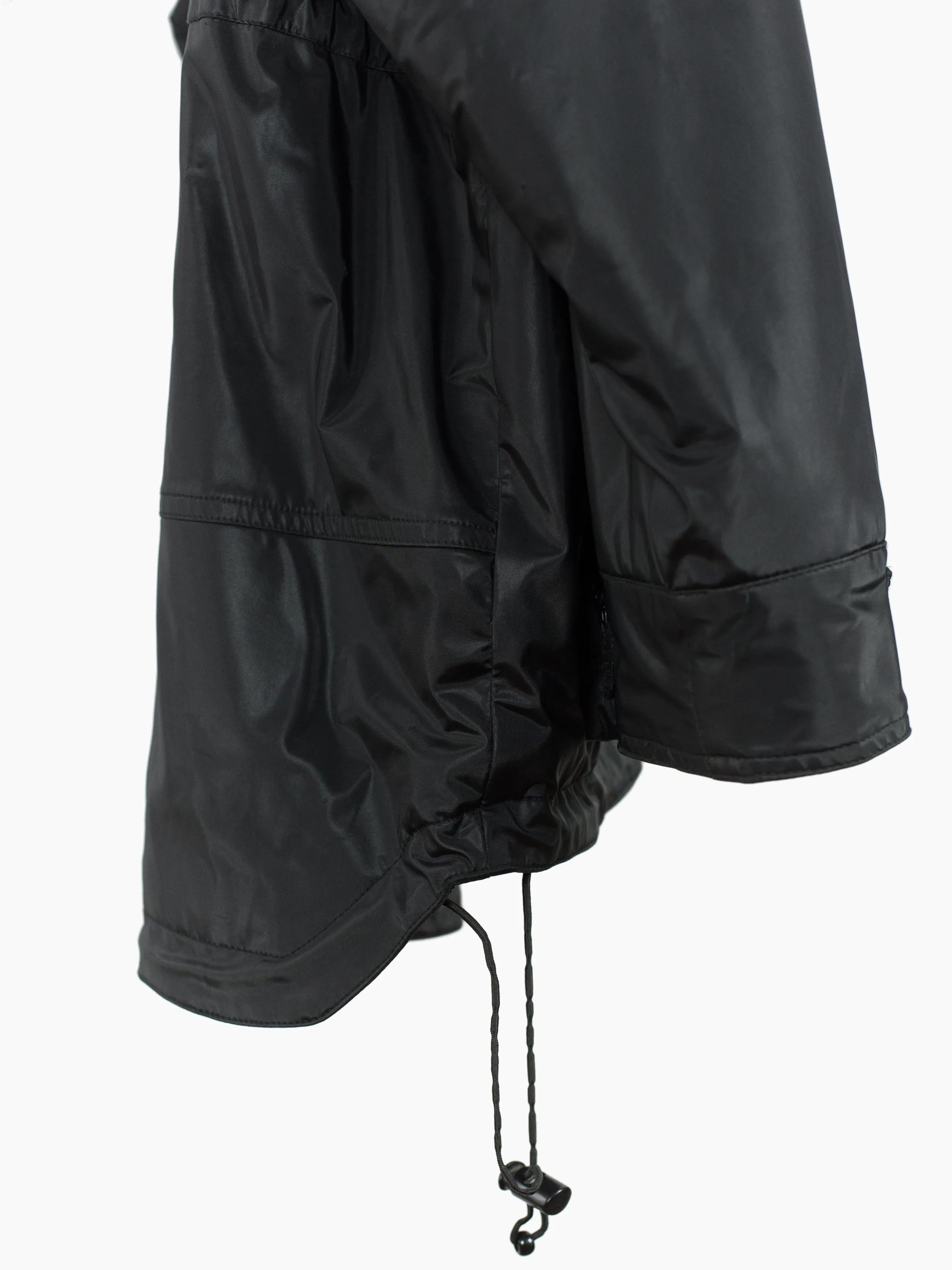 Petroleum 90s PVC Multi-Pocket Cargo Parka