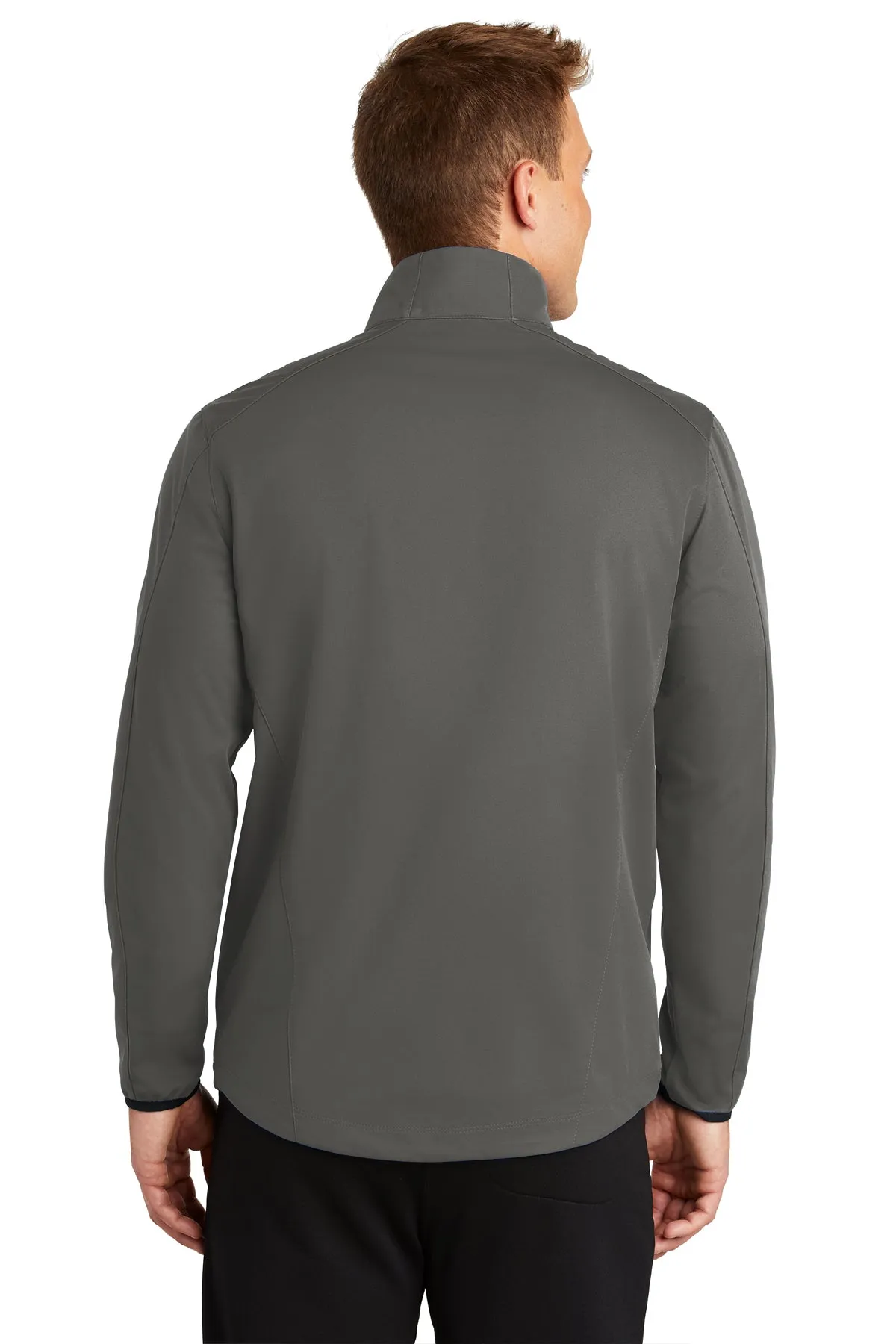 Port Authority Active Soft Shell Branded Jackets, Grey Steel