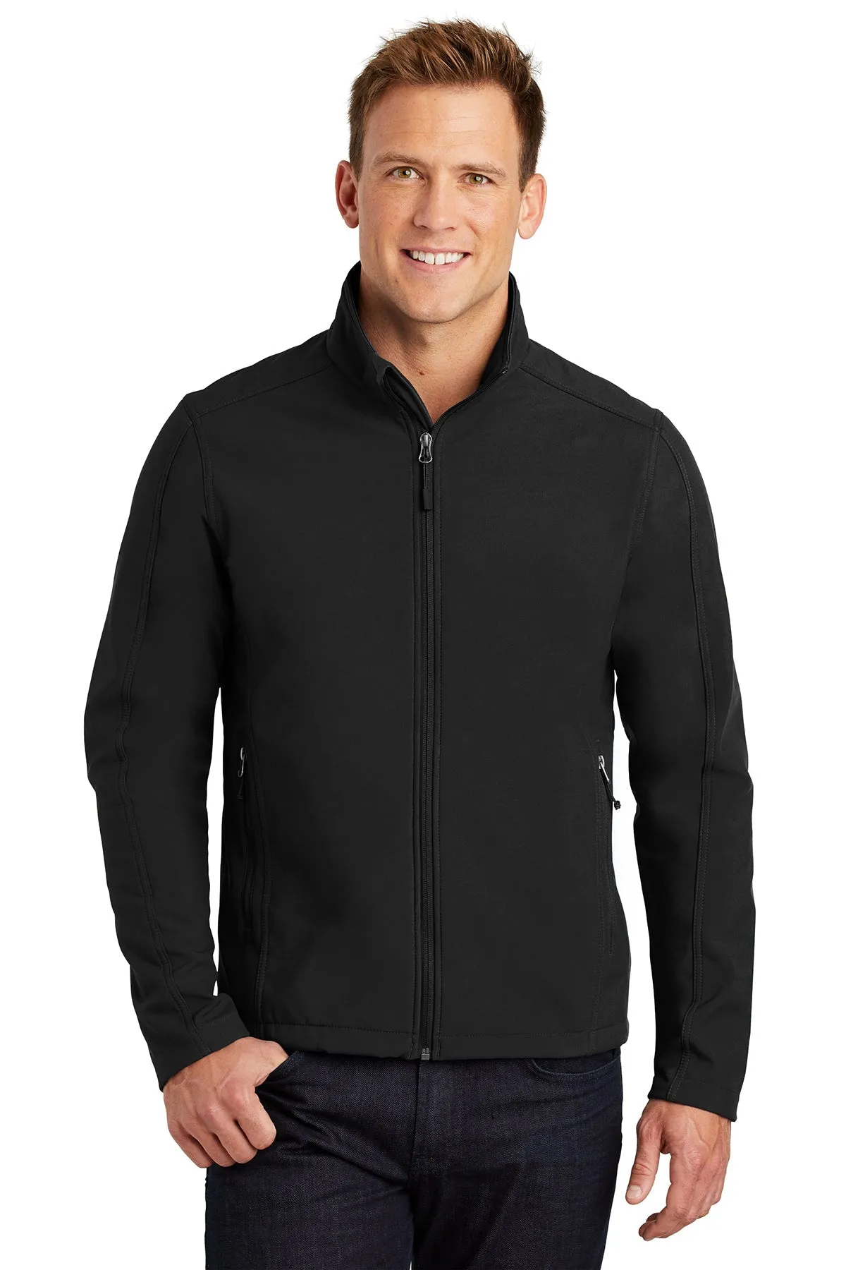 Port Authority Core Soft Shell Customized Jackets, Black