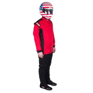 RaceQuip Single Layer Fire Suit Jacket - Red - Small - 131912