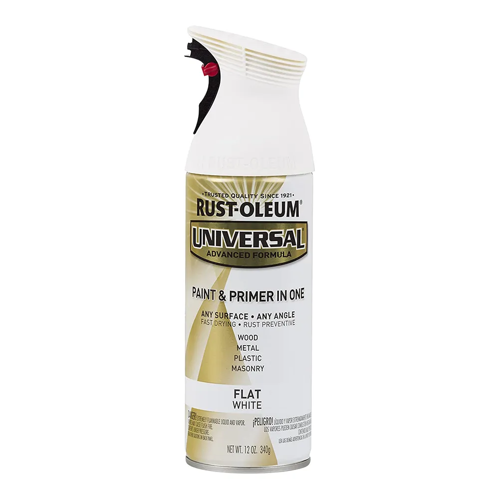 RUST-OLEUM Universal Paint & Primer Spray Paint 340g Aerosol Flat White