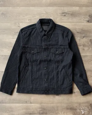 Sashiko Type 3 Jacket - Grey x Black