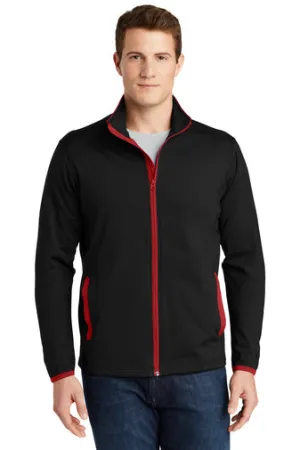 Sport-Tek® ST853 Sport-Wick® Stretch Contrast Full-Zip Jacket