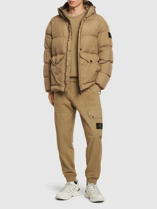 Stone Island   Hooded down jacket 