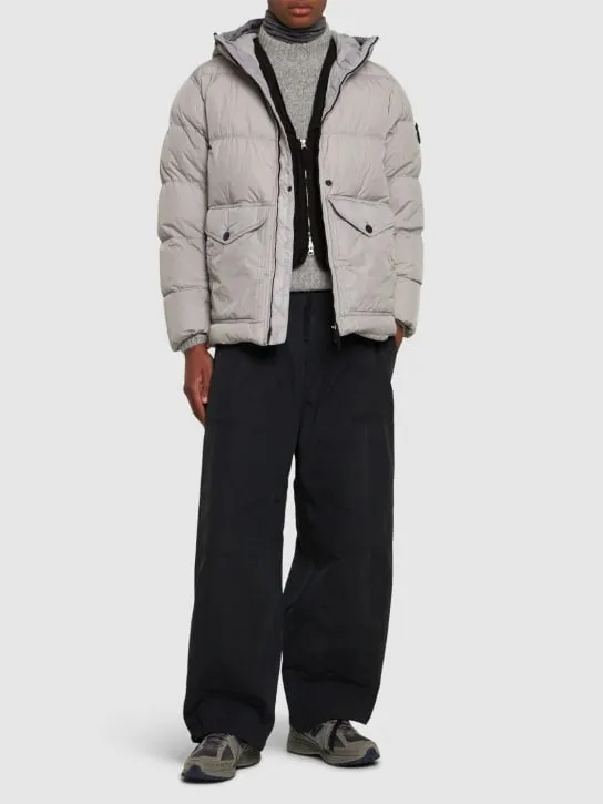 Stone Island   Hooded down jacket 