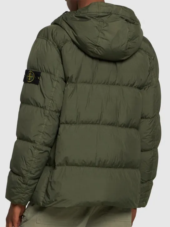 Stone Island   Hooded down jacket 