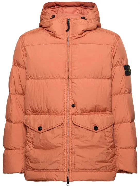 Stone Island   Hooded down jacket 