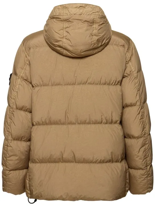 Stone Island   Hooded down jacket 