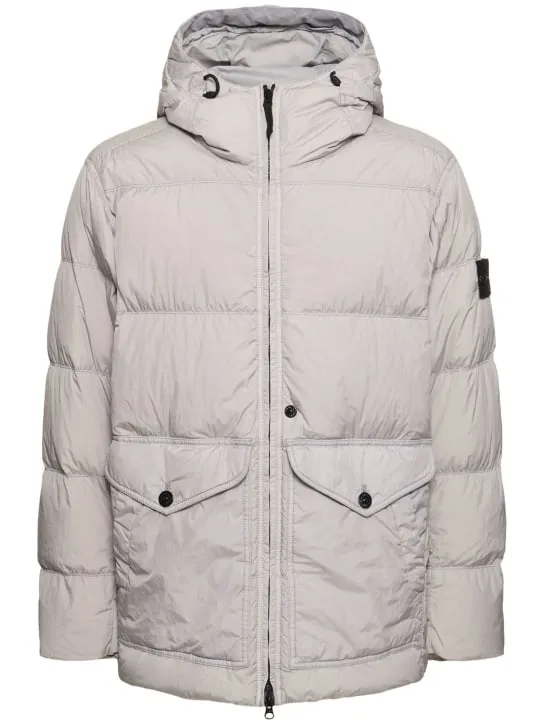 Stone Island   Hooded down jacket 