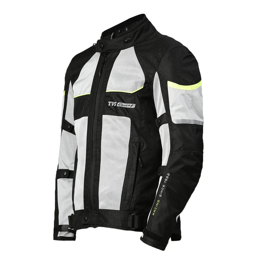 TVS Racing Aegis 3-Layer Riding Jacket for Men- All Weather Adaptability, CE Level 2 Armour Protection-Premium Bike Jackets for Bikers