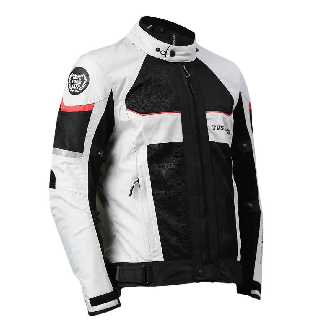 TVS Racing Aegis 3-Layer Riding Jacket for Men- All Weather Adaptability, CE Level 2 Armour Protection-Premium Bike Jackets for Bikers