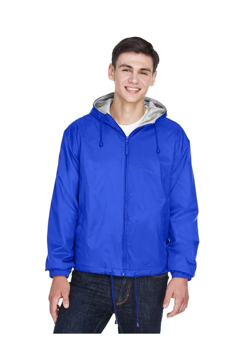 UltraClub 8915: Adult Fleece-Lined Hooded Jacket