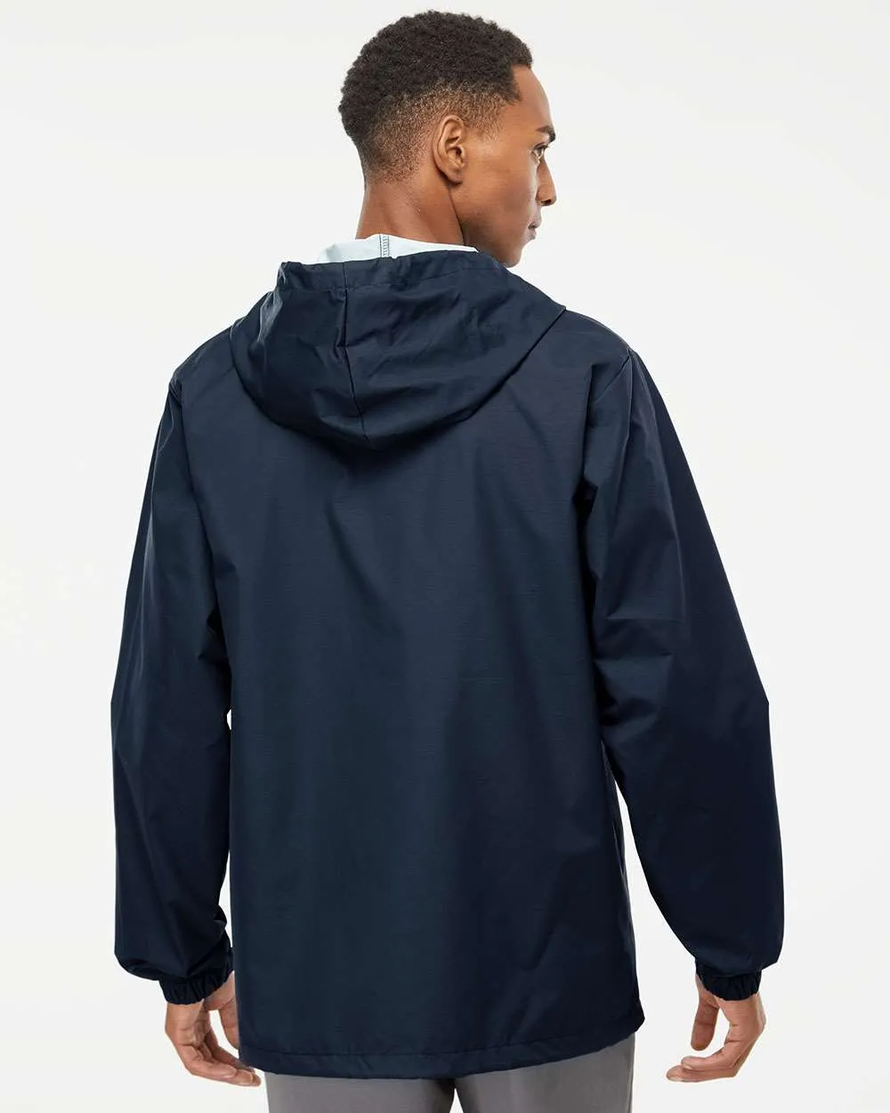 Water Resistant Hooded Windbreaker Coaches Jacket