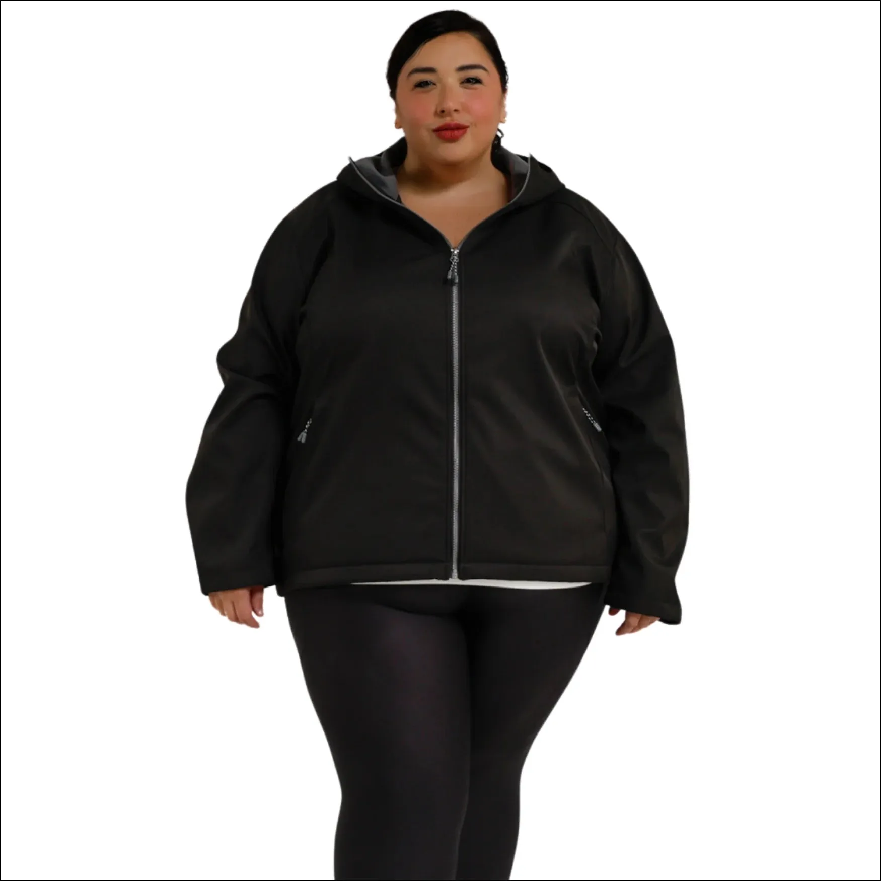 Women’s Plus Size Micro Fleece 1X-6X Soft Shell Jacket