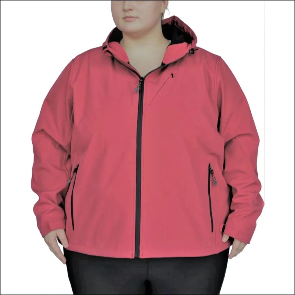 Women’s Plus Size Micro Fleece 1X-6X Soft Shell Jacket