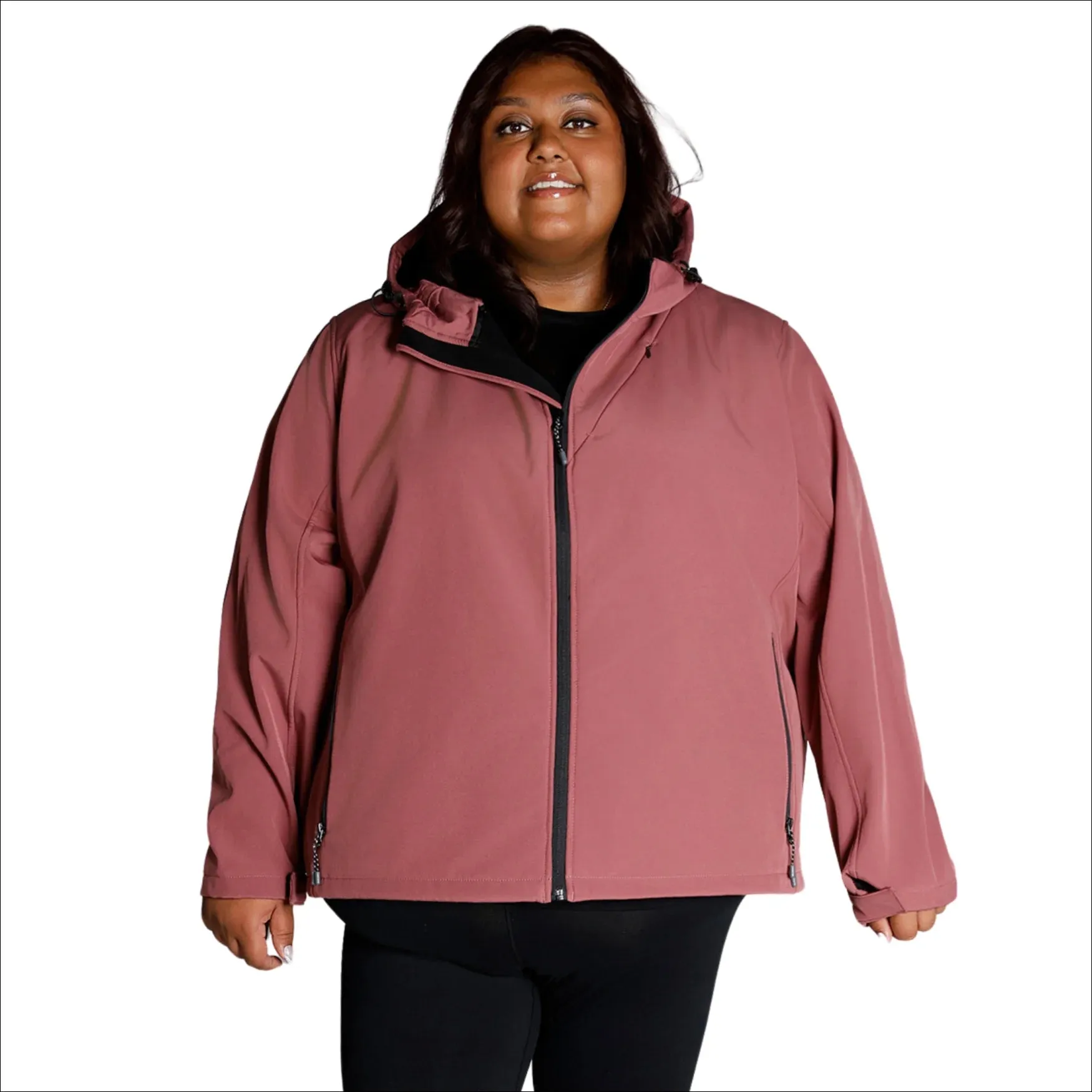 Women’s Plus Size Micro Fleece 1X-6X Soft Shell Jacket