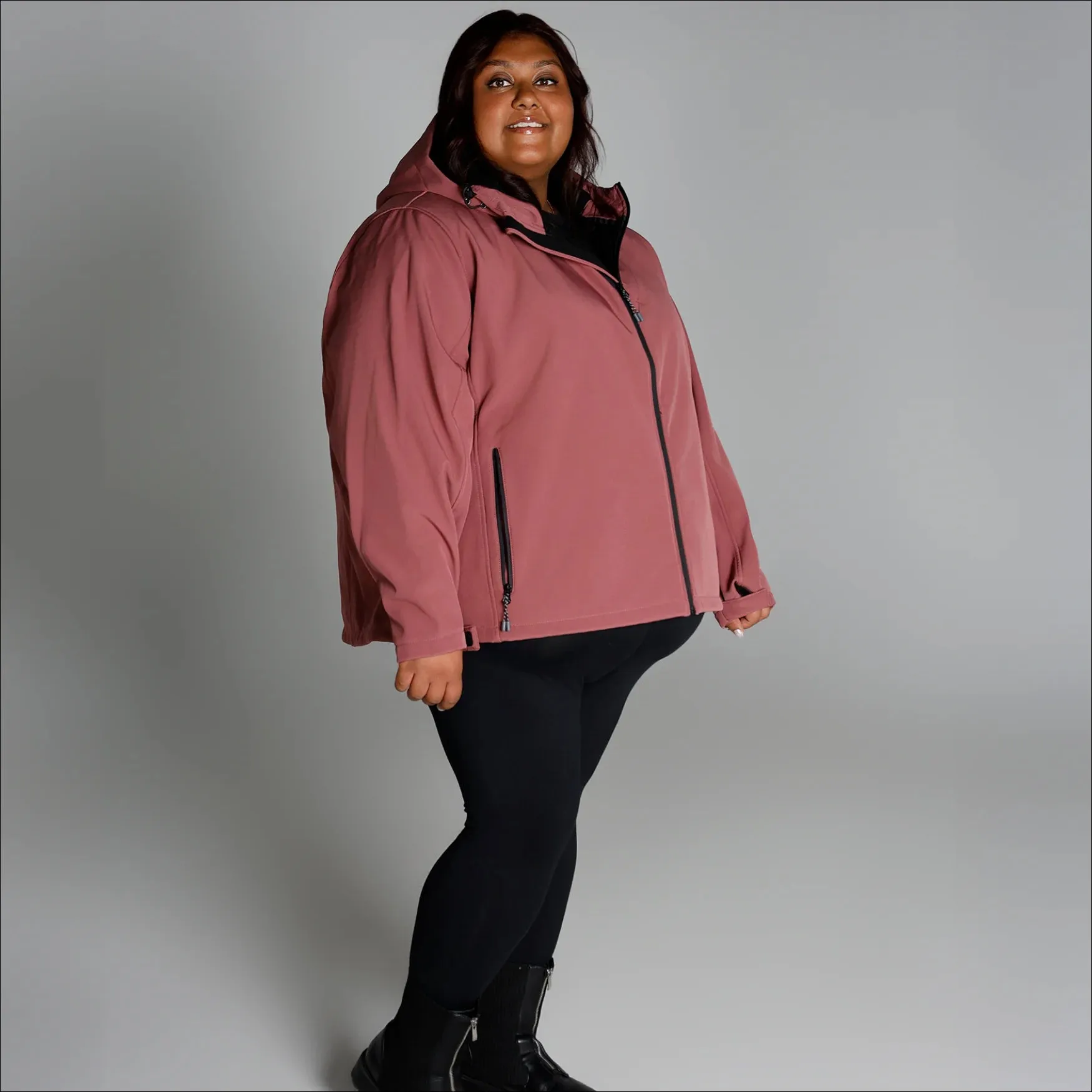 Women’s Plus Size Micro Fleece 1X-6X Soft Shell Jacket